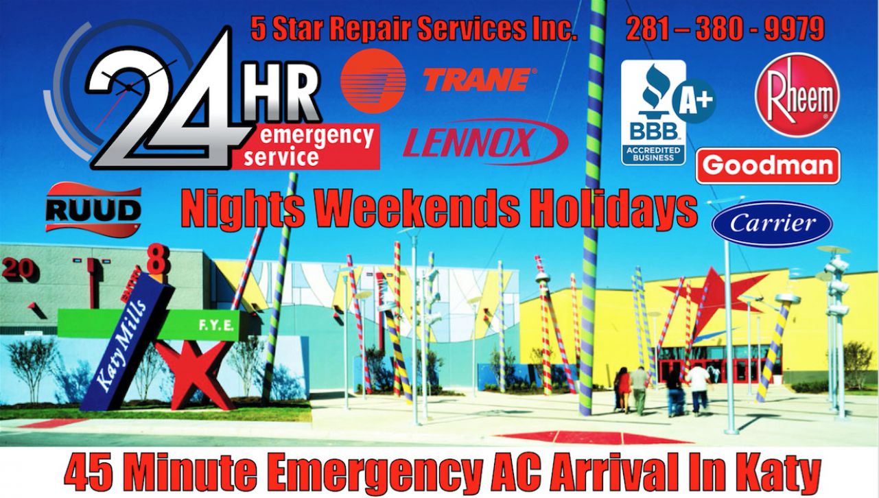 24 Hour AC Repair Katy - Cinco Ranch